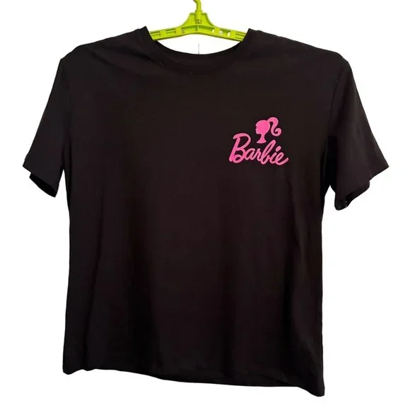 Barbie Mattel Women's XXL Black Graphic Short Sleeve Tee T-shirt Barbie - Picture 2 of 10